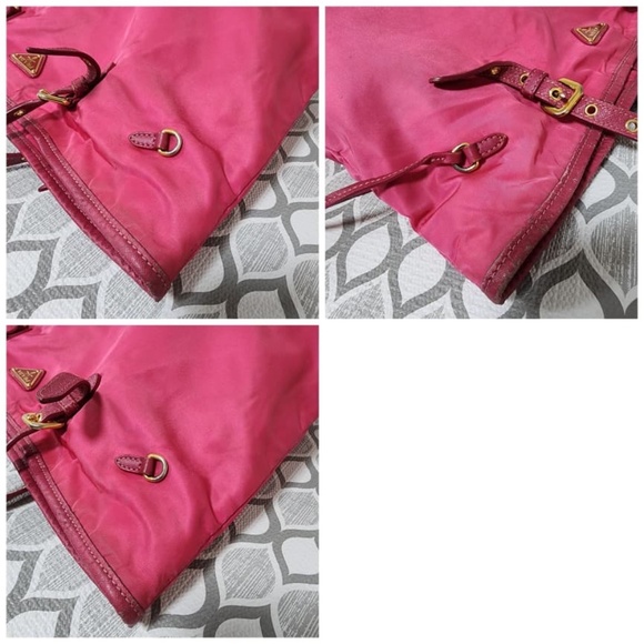 Authentic Prada Nylon Tessuto Tote Bag Pink - Picture 13 of 15